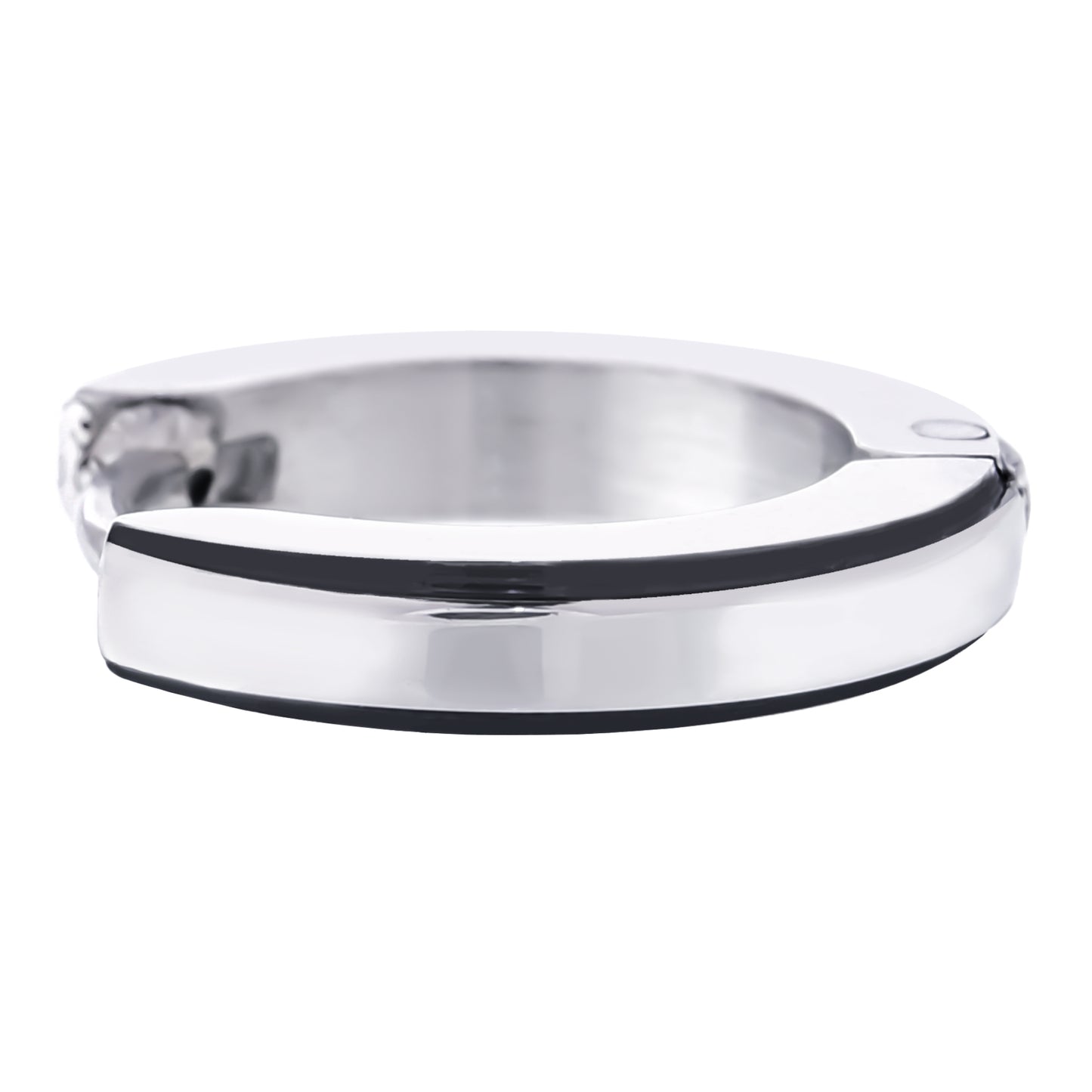 ピアスサージカルステンレスフープ金属アレルギー 316l ブラックリングピアス片耳用、サイドイメージ