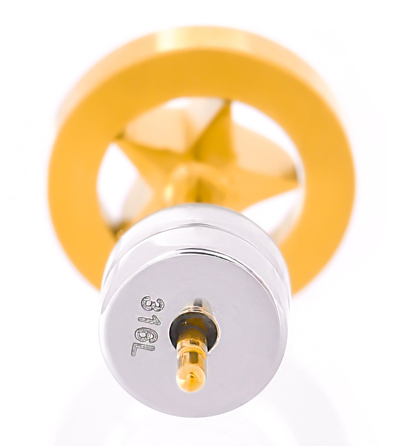 Truelements ピアス 星 メンズ レディース スター スタッド 丸型 ゴールド 316L サージカルステンレス - 裏面キャッチ部分