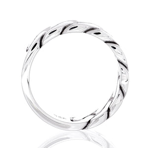指輪 メンズ シルバー 925 喜平 チェーン シンプル リング、サイドイメージ