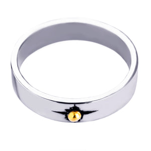 メンズ リング シルバー 925 ネイティブ アメリカン インディアンジュエリー 太陽神 シンプル 指輪 、サイドイメージ