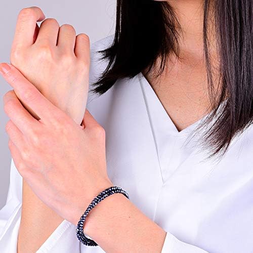 Truelements レディース シルバースピネル ブレスレット 着用イメージ