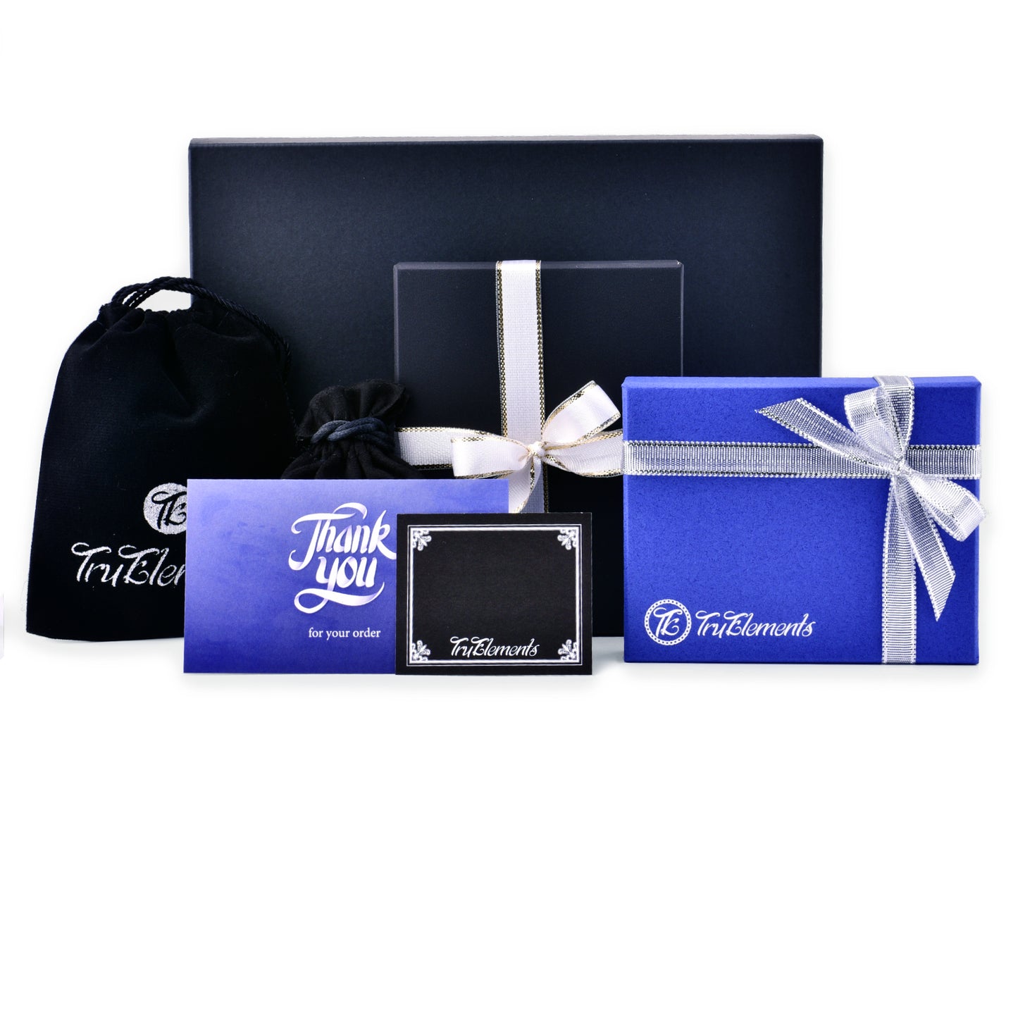 Truelements メンズ ブレスレット 馬蹄デザイン ブラック パッケージ