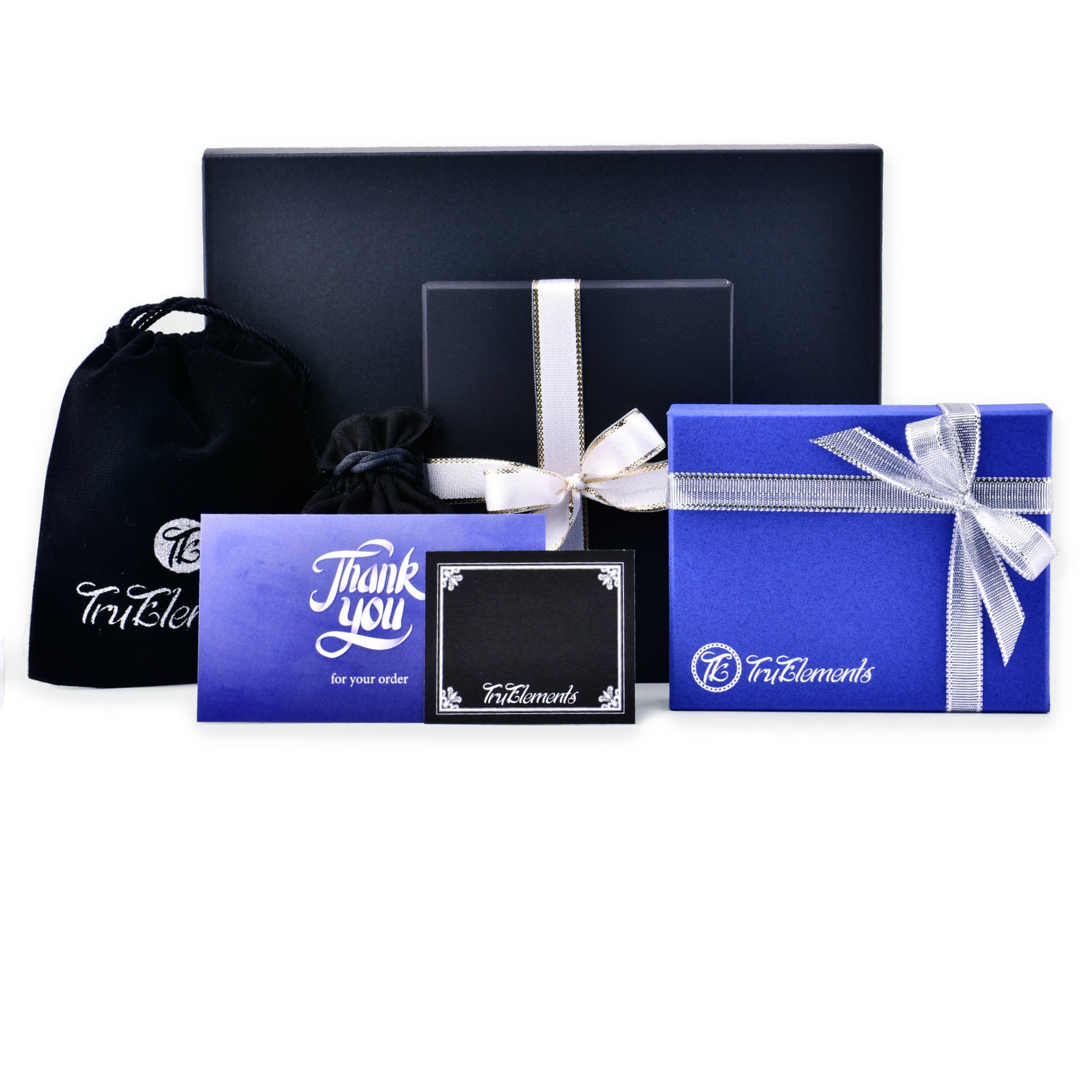 Truelements シルバー925 聖クリストファー ネックレス 専用ボックス付き 梱包イメージ (TESV-0273)
