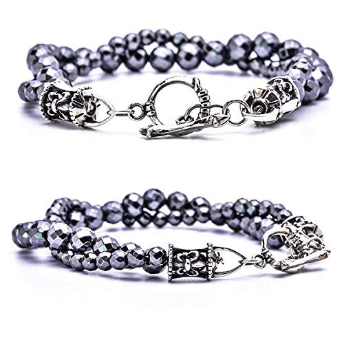 Truelements シルバー925 ブラックジルコニア ヘマタイト ブレスレット 詳細