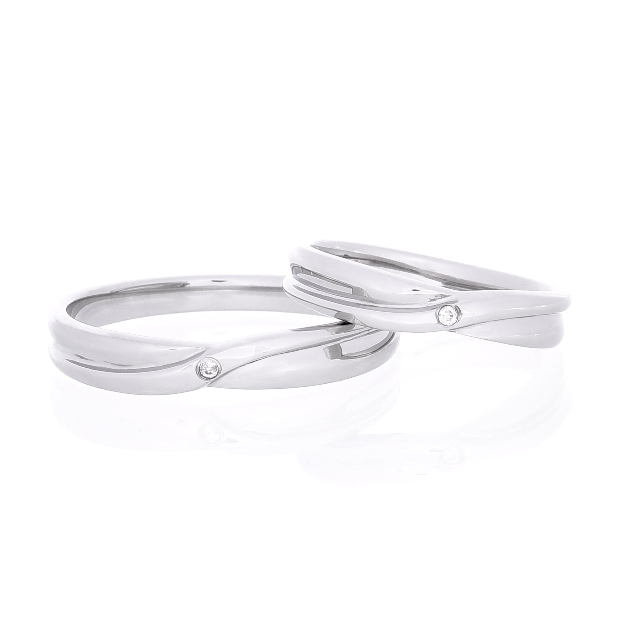 結婚指輪 メンズ レディース カップル お揃い 指輪 シンプル シルバー