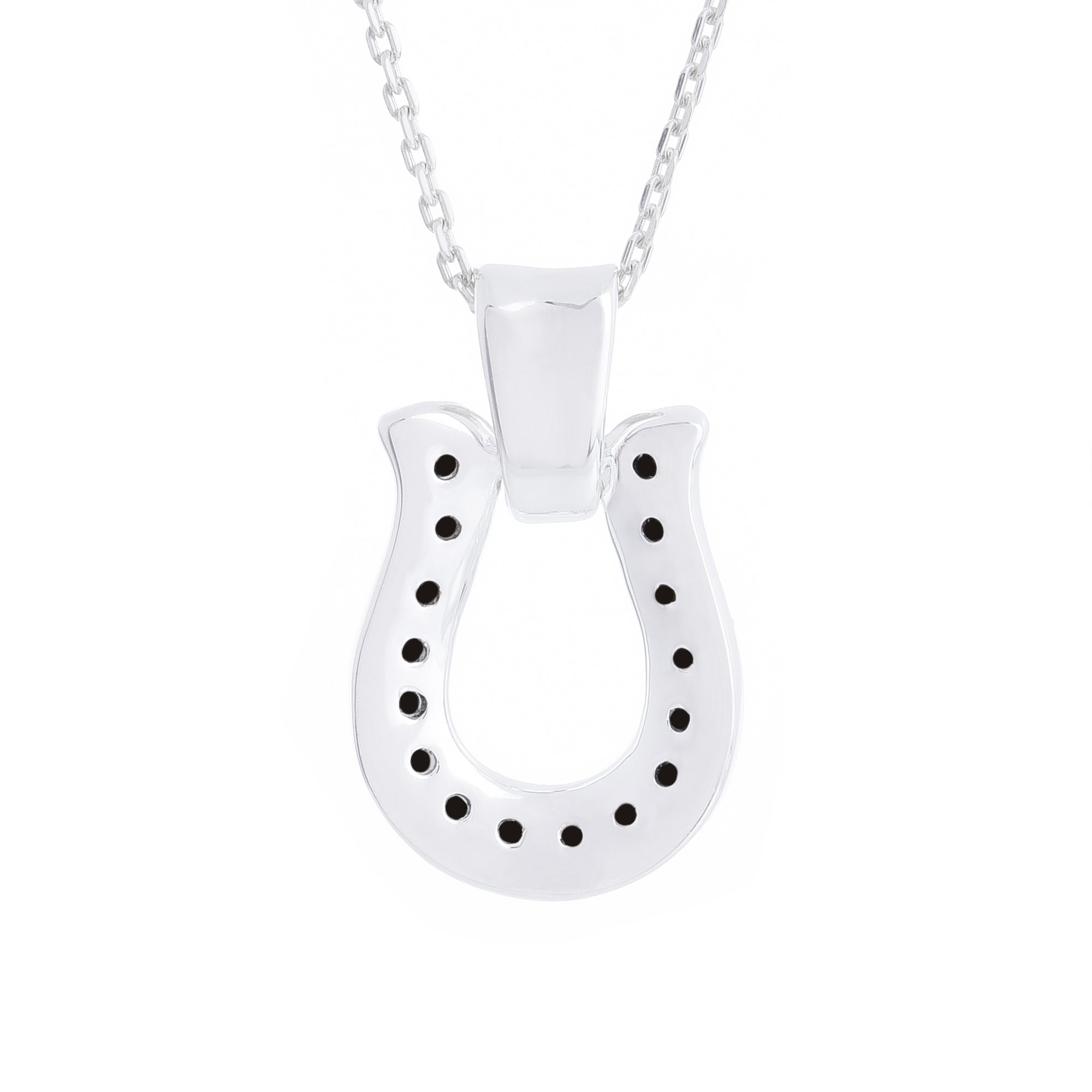 ホース シュー ネックレス メンズ シルバー 925 馬蹄 ペンダント