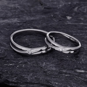 結婚指輪 メンズ レディース カップル お揃い 指輪 シンプル シルバー